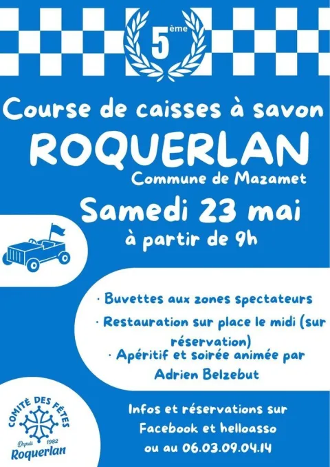 Affiche de Course de caisses à savon de Mazamet