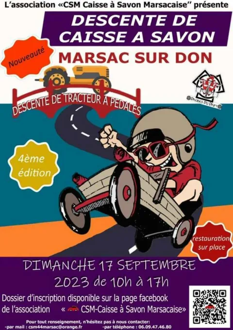 Affiche de Course de caisses à savon de Marsac-sur-Don