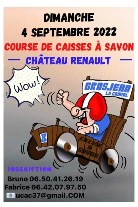 Affiche de Course de caisses à savon de Château-Renault