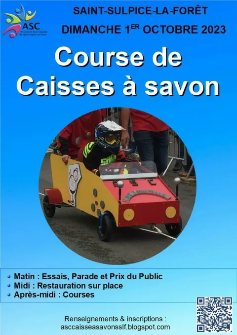 Affiche de Course caisses à savon Saint Sulpice la Forêt (35) - 1re octobre
