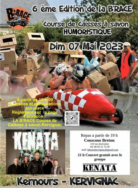 Affiche de Course de caisses à savon de Kervignac