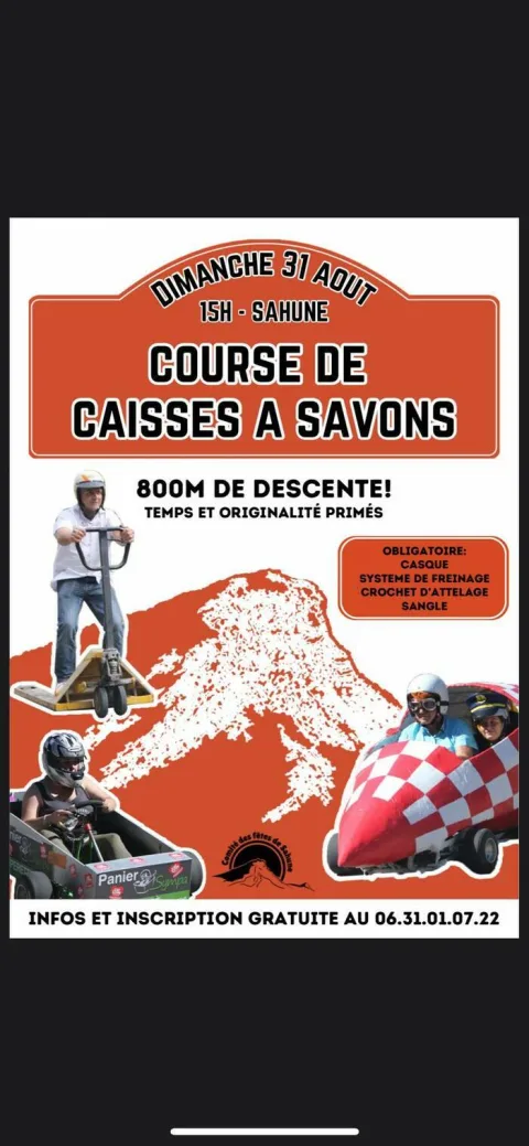 Affiche de Course de caisses à savon de Sahune