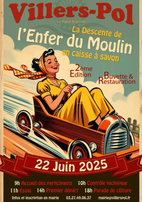 Affiche de Course de caisses à savon de Villers-Pol