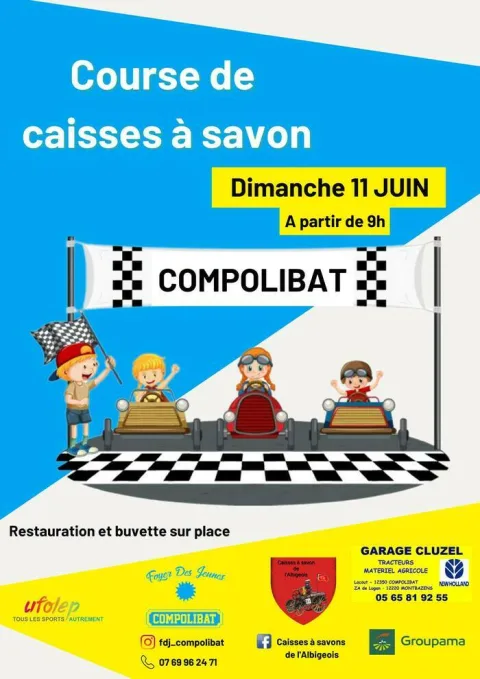 Affiche de Course de caisses à savon de Compolibat