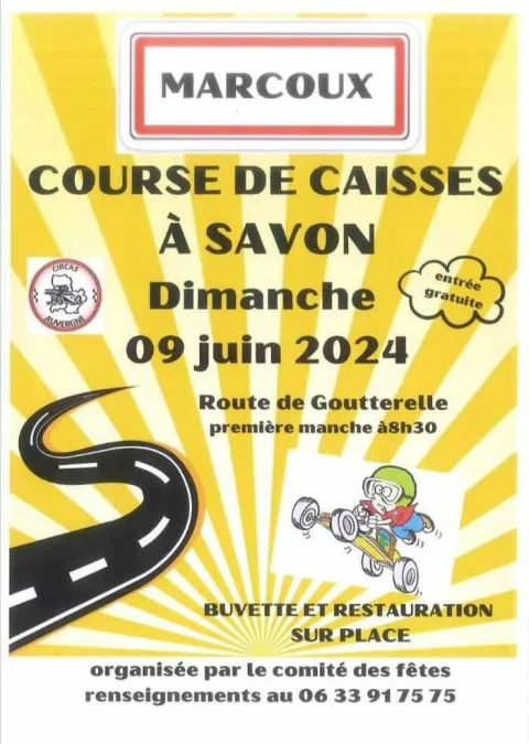 Affiche de Course de caisses à savon de Marcoux
