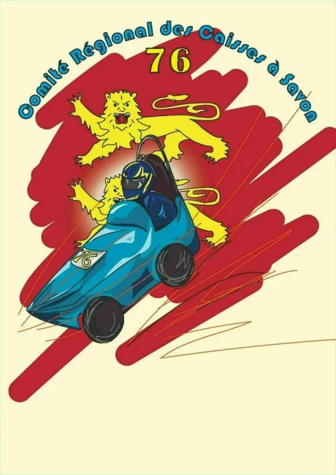 Affiche de Course de caisses à savon de Rouen