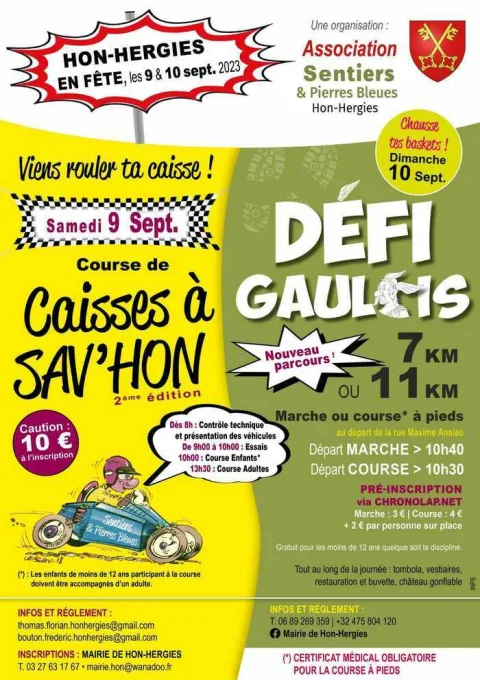 Affiche de Course de caisses à savon de Hon-Hergies