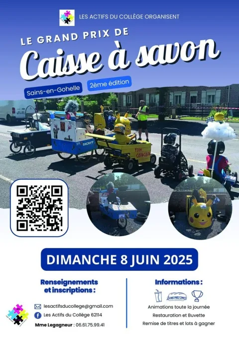Affiche de Course de caisses à savon de Sains-en-Gohelle
