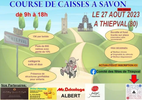 Affiche de Course de caisses à savon de Thiepval