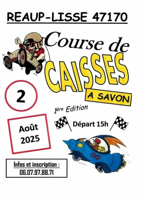 Affiche de Course de caisses à savon de Réaup-Lisse