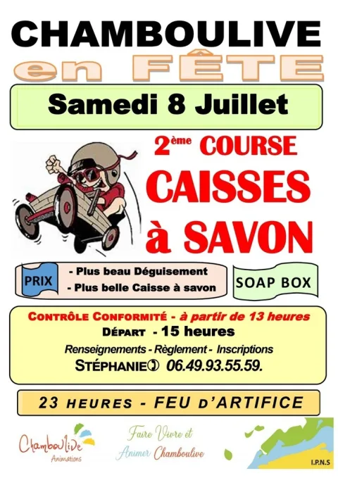 Affiche de Course de caisses à savon de Chamboulive