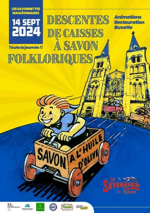 Affiche de Course de caisses à savon de Mauleon (79)