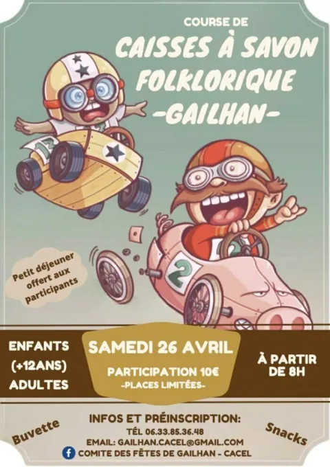 Affiche de Course de caisses à savon de Gailhan