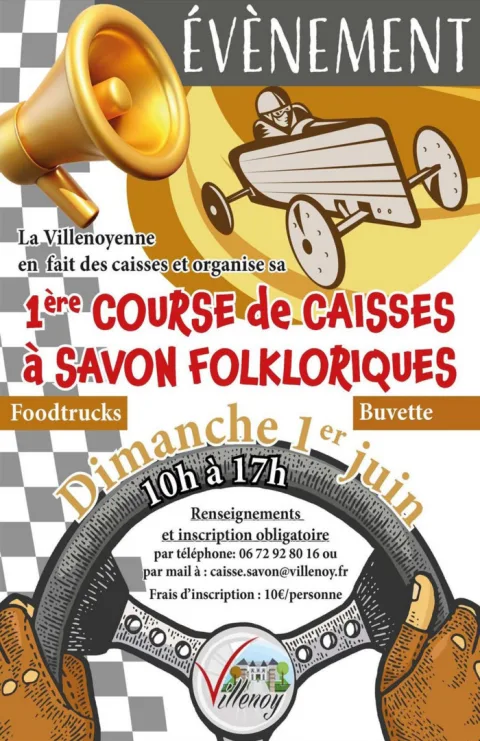 Affiche de Course de caisses à savon de Villenoy