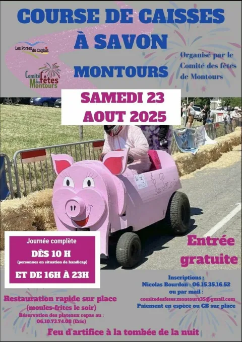 Affiche de Course de caisses à savon des Portes du Coglais