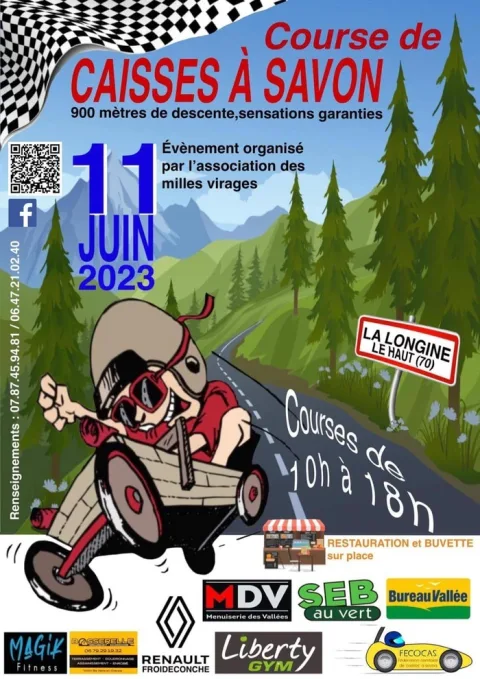 Affiche de Course de caisses à savon de La Longine