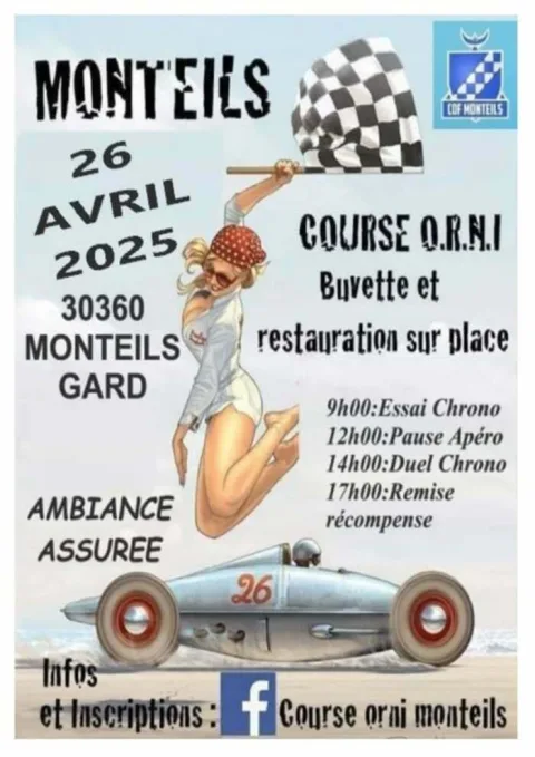 Affiche de Course de caisses à savon de Monteils