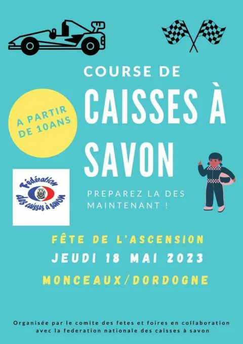 Affiche de Course de caisses à savon de Monceaux-sur-Dordogne