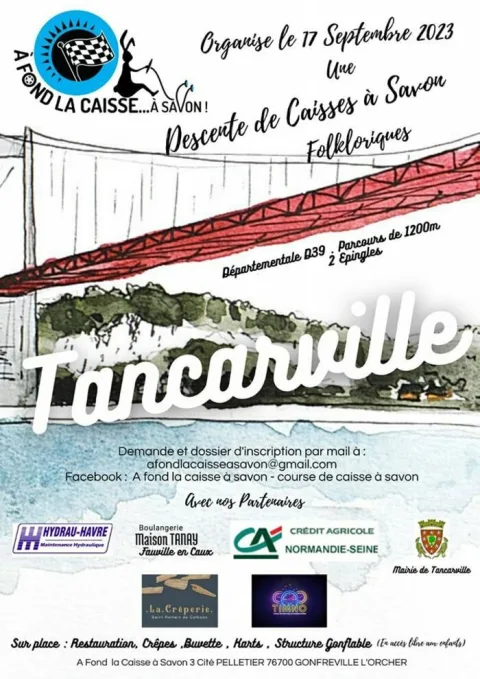 Affiche de Course de caisses à savon de Tancarville