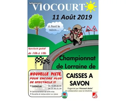 Affiche de Course de caisses à savon de Viocourt