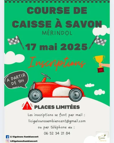 Affiche de Course de caisses à savon de Mérindol