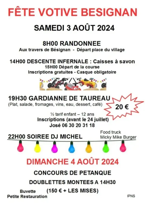 Affiche de Course de caisses à savon de Bésignan