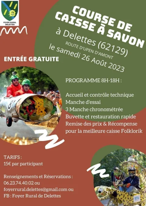 Affiche de Course de caisses à savon de Delettes