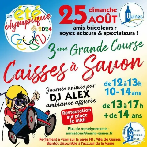 Affiche de Course de caisses à savon de Guînes