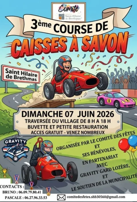 Affiche de Caisse à savon La Chapelle Rambaud – Saint-Hilaire-de-Brethmas