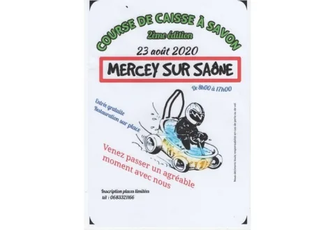 Affiche de Course de caisses à savon de Mercey-sur-Saône