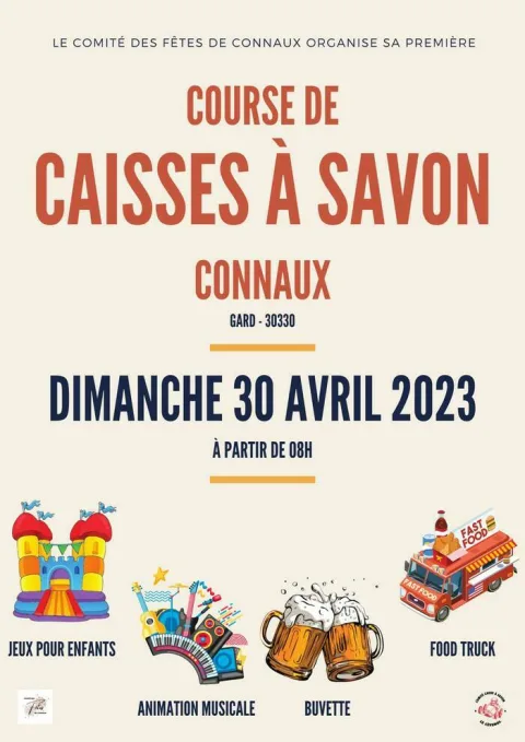 Affiche de Course de caisses à savon de Connaux