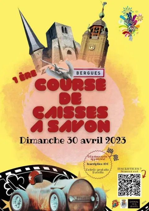 Affiche de Course de caisses à savon de Bergues