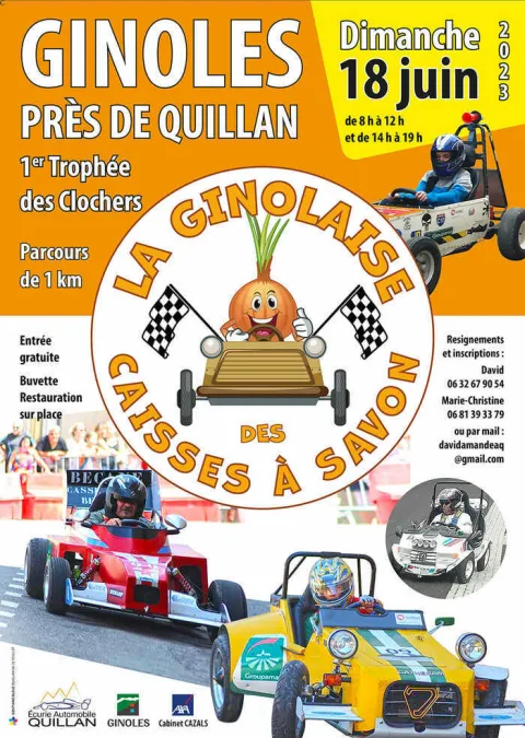 Affiche de Course de caisses à savon de Ginoles