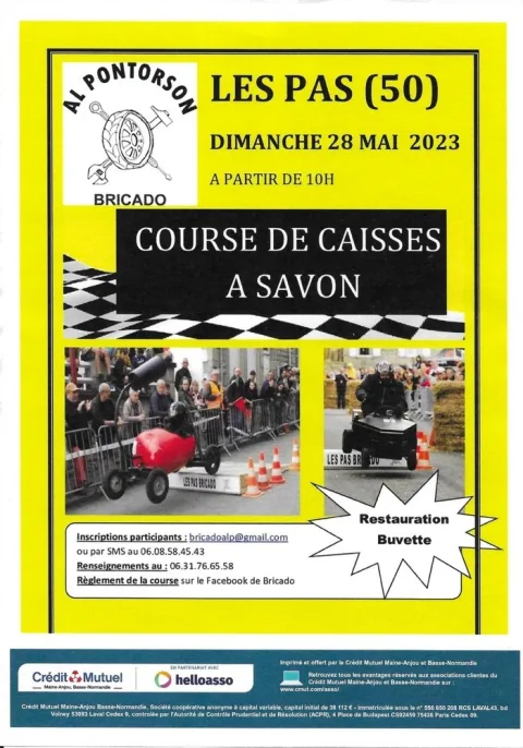 Affiche de Course de caisses à savon des Pas