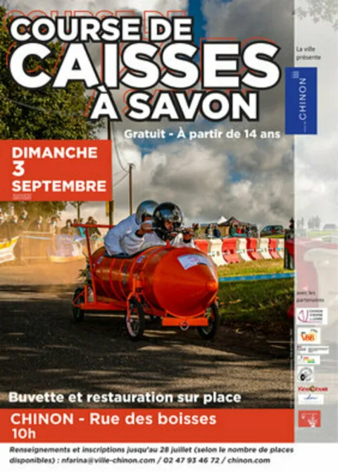 Affiche de Course de caisses à savon de Chinon