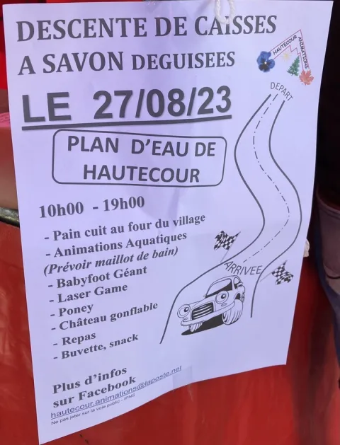 Affiche de Course de caisses à savon de Hautecour
