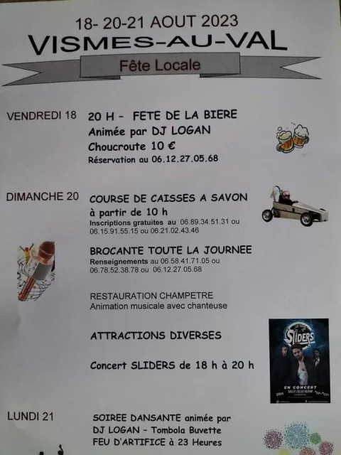 Affiche de Course de caisses à savon de Vismes