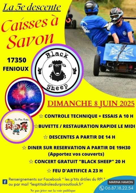Affiche de Course de caisses à savon de Fenioux