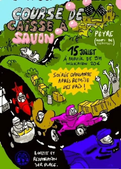 Affiche de Course de caisses à savon de Peyre