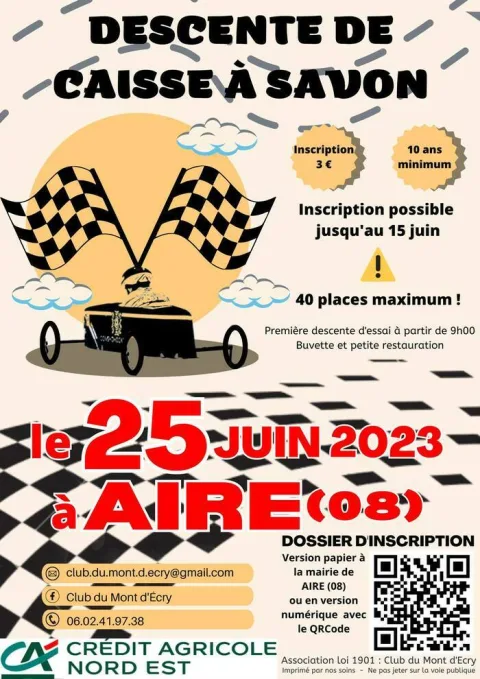 Affiche de Course de caisses à savon d’Aire