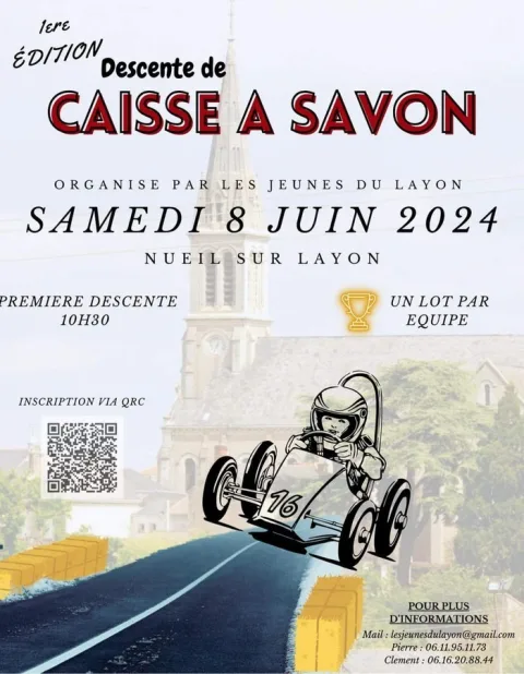 Affiche de Course de caisses à savon de Lys-Haut-Layon