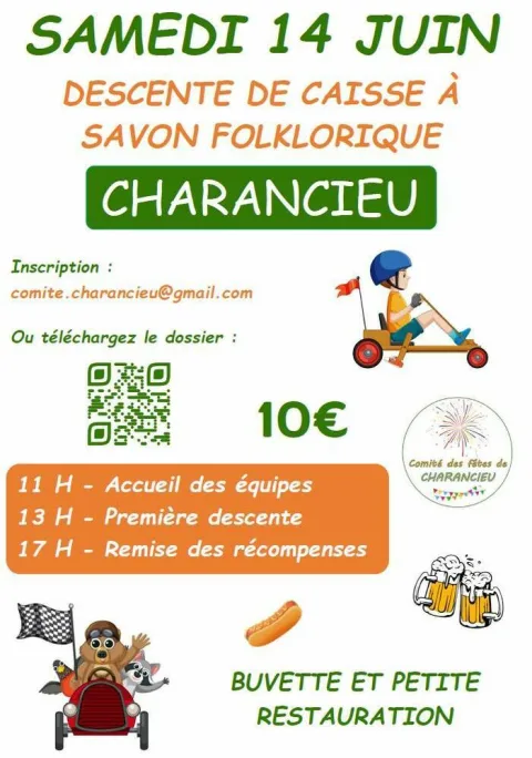 Affiche de Course de caisses à savon de Charancieu