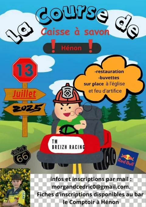 Affiche de Course de caisses à savon de Hénon