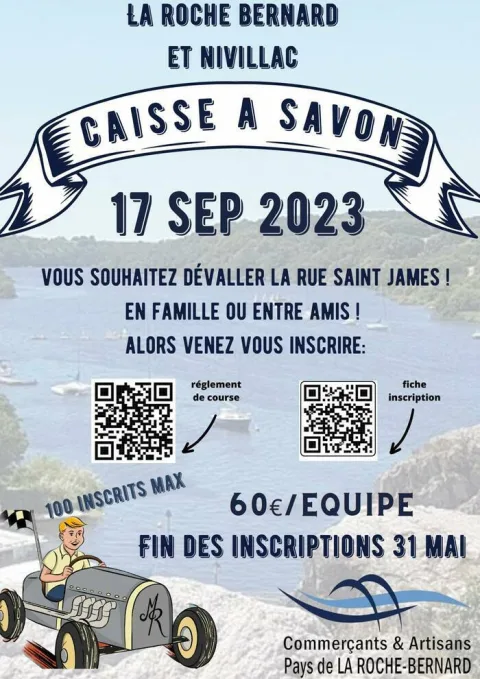 Affiche de Course de caisses à savon de La Roche-Bernard