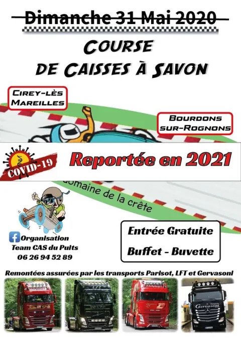 Affiche de 4e Course de caisses à savon de Cirey-lès-Mareilles