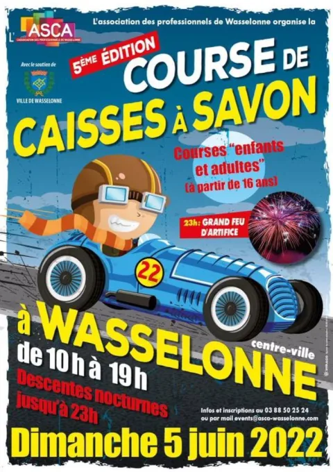 Affiche de 5e Course de caisses à savon de Wasselonne