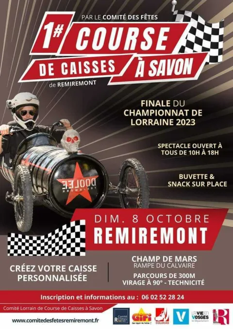 Affiche de Course de caisses à savon de Remiremont