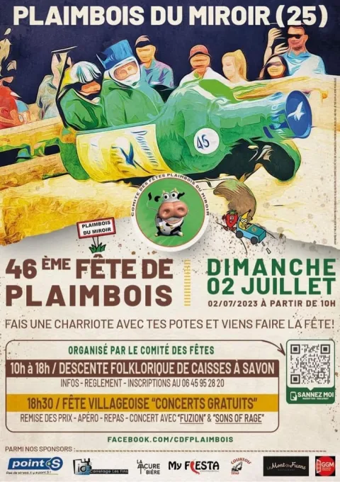 Affiche de Course de caisses à savon de Plaimbois-du-Miroir