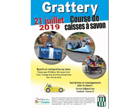 Affiche de Course de caisses à savon de Grattery