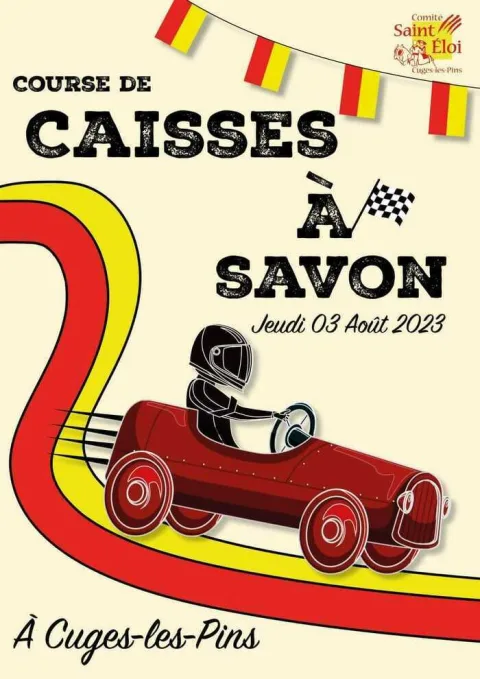 Affiche de Course de caisses à savon de Cuges-les-Pins